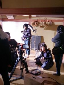 日本放映プロ主演映画撮影中