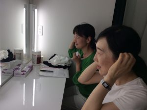 新人教育用ドラマ出演撮影現場写真