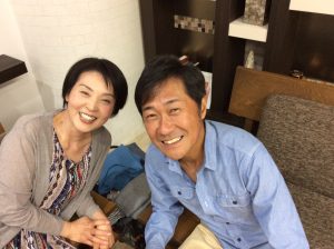 シニアモデル撮影現場