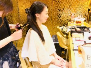 モデル撮影現場写真