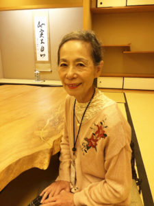 シニアタレント撮影現場写真