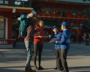 テレビCM出演シーン