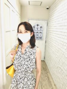 シニアモデル撮影現場