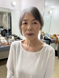 シニアモデル出演チラシ