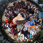 日本放映プロ製作映画おせっかいチーム撮影風景・大阪ロケ