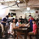 日本放映プロ製作映画おせっかいチーム撮影風景・大阪ロケ