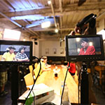 日本放映プロ製作映画おせっかいチーム撮影風景・大阪ロケ