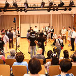 日本放映プロ製作映画おせっかいチーム撮影風景・大阪ロケ